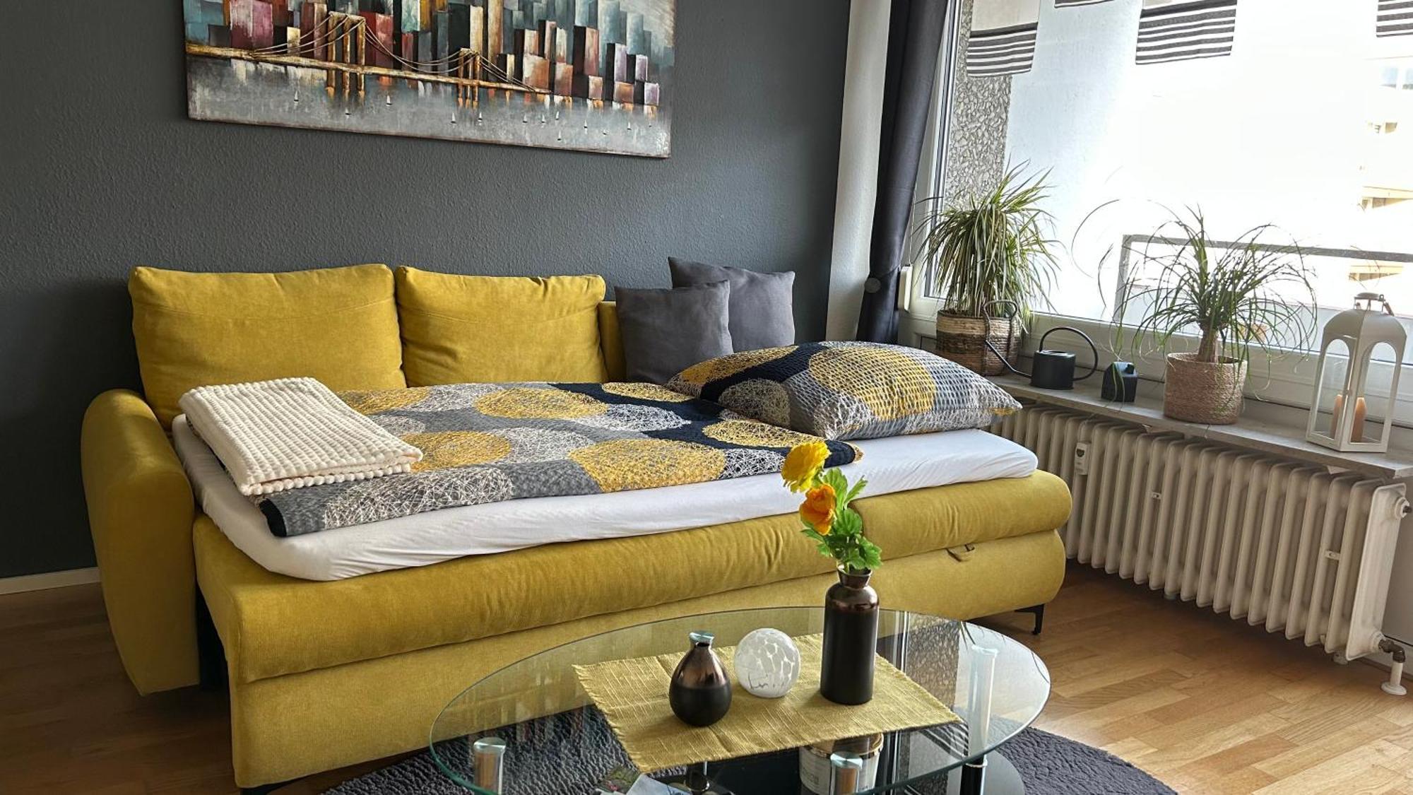 Gemuetliches Helles Apartment Mit Balkon Und Parkplatz Vor Der Tuer Im Zentrum Von באיירוט מראה חיצוני תמונה